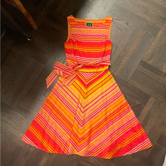 C. Wonder Colorful A. Line Dress - Picture 2 of 7